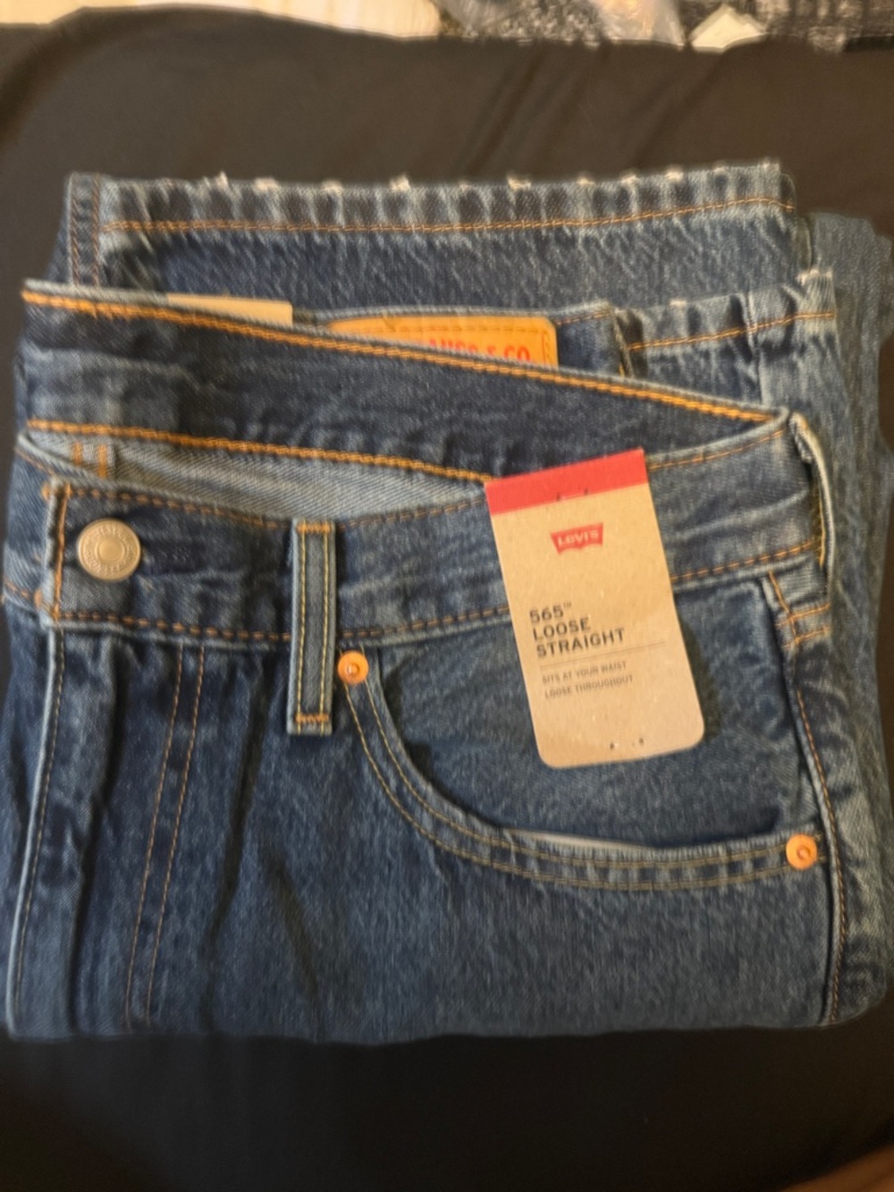 Levi's Loose Straight Blue Denim Jeans